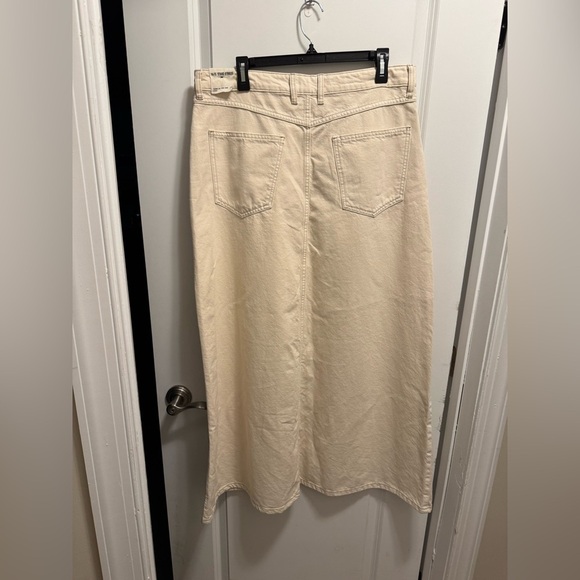 Free People We The Free Come As You Are Denim Maxi Skirt Size 14 NWT - Picture 5 of 7